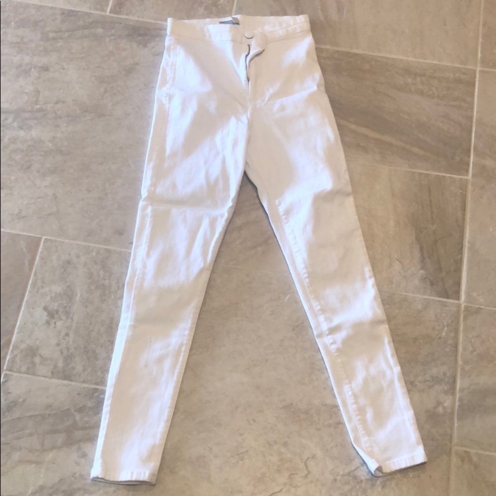Top shop white pants